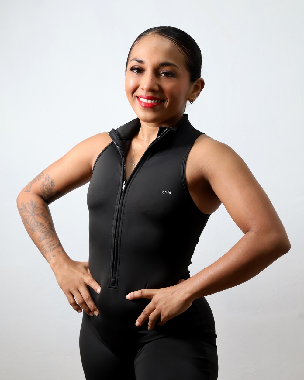 Sandra Casanova, instructora de mini trampolín fitness